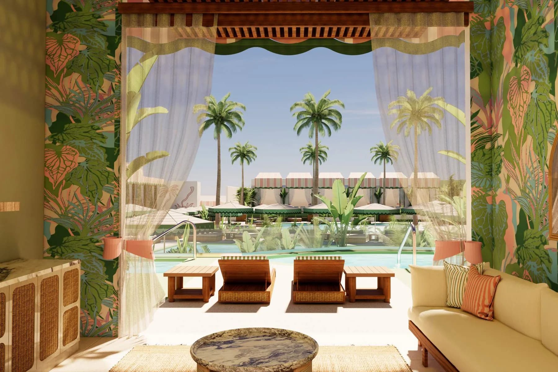 Palm Tree Beach Club at MGM Grand